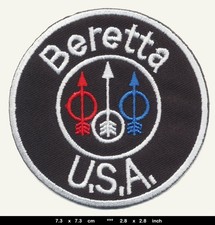 BERETTA Aufnäher Patches Bügelbild Waffen Schützensport Pistolen Italien v1