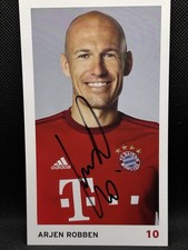FC Bayern München, Arjen Robben, Autogrammkarte, original Unterschrift, 