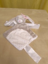 ergee Hase weiß grau rosa Punkte Schleife Schmusetuch Schnuffeltuch Kik Schnuffi