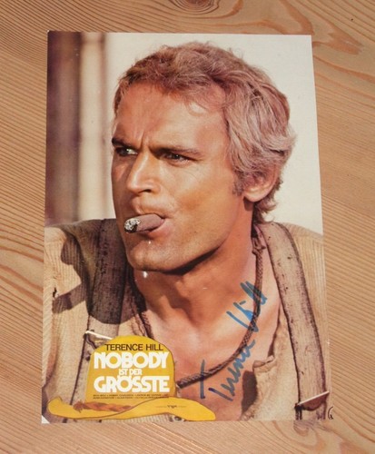 Terence hill originalautogramm - terence,