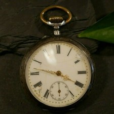 800 Silber Uhr Taschenuhr