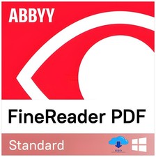 ABBYY FineReader PDF Standard | 1 PC | 1 Jahr stets aktuell|Code per eMail|ESD