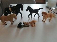 Schleich Tiere Set Original - Hunde und Pferde