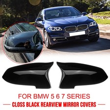 2x L+R M-Stil Spiegelkappen Kappen Für BMW  F10 F18 F11 F12 F06 14-16