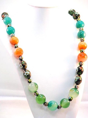Achat kugeln cloisonne emaille - achat,