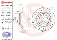 Brembo 08.C501.1X Brake Disc