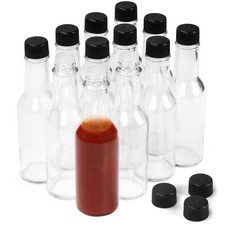 Glas Flaschen zum Befüllen 150ml Schnapsflaschen Klein (12er Pack) - 150ml