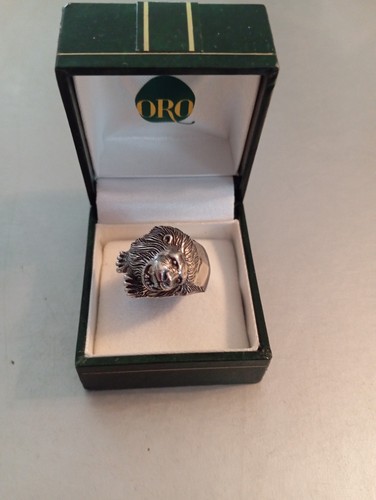 Löwe ring silber - ,
