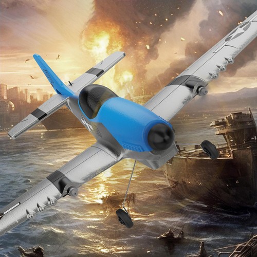 Kanal flugzeug mit - mit, festem