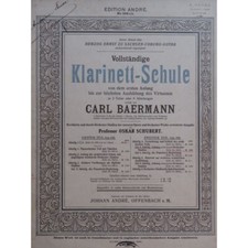 Baermann Carl Klarinetten Schule 2. Teil Nr. 4 Klarinette 1919