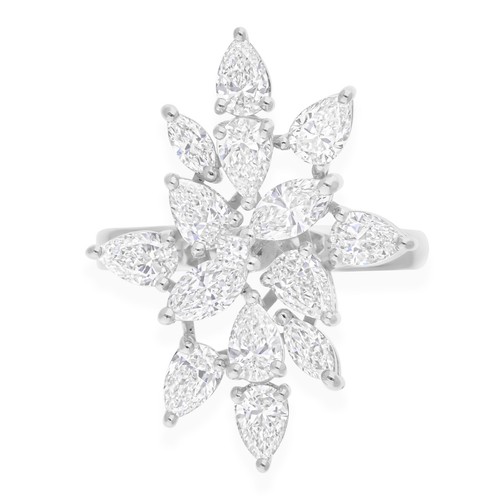 18k weißgold damen diamant - 18k,