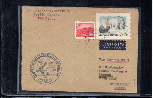 Hungary ddr lufthansa ffc - ddr,