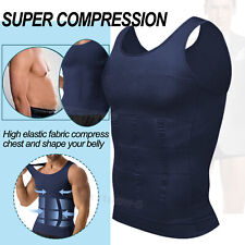 Männer Bauchweg Korsett Body Shaper Muskelshirt Abnehmen Unterhemd Corset Mieder