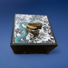 GUCCI Ring rot Kristall Gucci