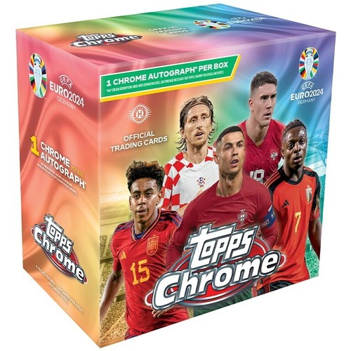 Topps chrome uefa euro 2024 - chrome,