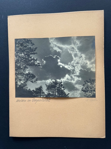 Vintage fotografie wolken - fotografie, im