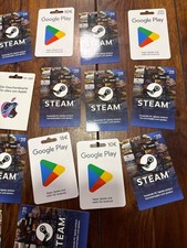 Mix Geschenkkarten ? Google Play, Amazon , Apple, DB, Flixbus, Steam, PS #6
