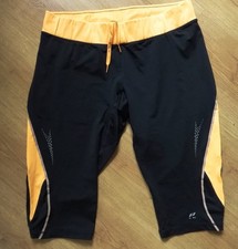 Radler - Lauf - Fitness  Hose, Gr. 46, schwarz-orange, PRO TOUCH