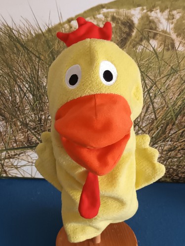 Handpuppe küken aus stoff - küken, ca