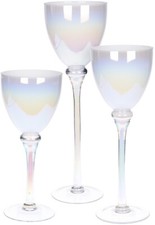 3er Set große Glas