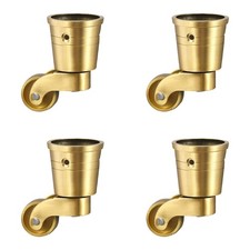 4 Stück Messing Lenkrollen