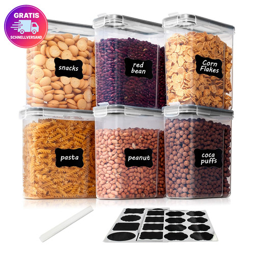 Vtopmart vorratsdosen 6er - vorratsdosen, 2.5l