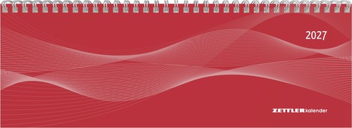 Tisch querkalender profi rot - tisch-querkalender,