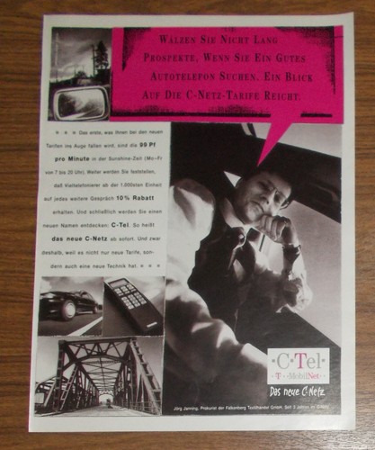Seltene werbung telekom - werbung, c-tel