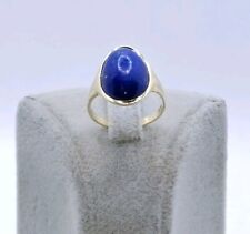 Ring Gold 585er mit Lapislazuli, Goldring 14 Karat Damenring 