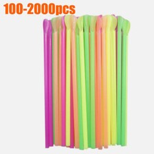 100-2000Stk Löffel Trinkhalme