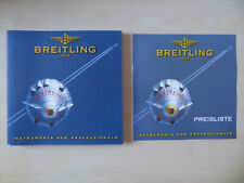 Breitling 1884 - Chronolog 2000 - Uhren Katalog mit Preisliste - November 1999