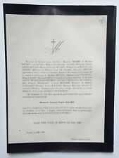 ALLARD Mochet Renaud FAIRE PART Mourier LEBOURGEOIS Mochet Fauquet ROUEN 1883   