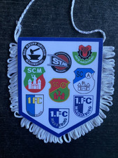 Wimpel 1. FC Magdeburg mit alten Emblemen - FSA-Landespokalsieger 2014