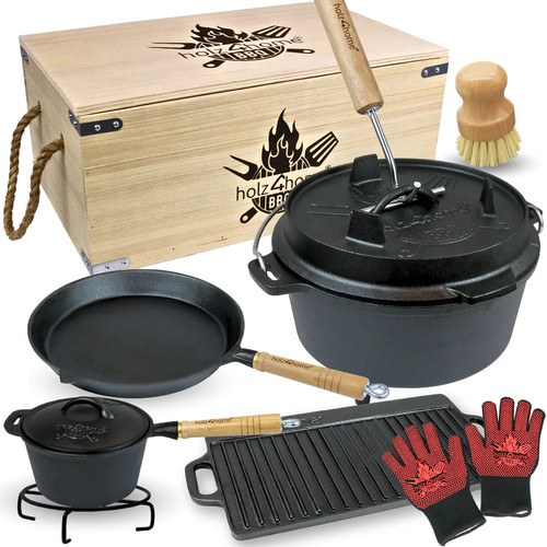 Liter dutch oven set - 4,7,