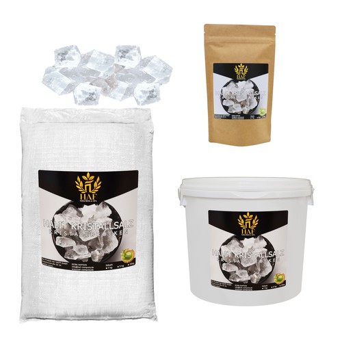 Haf weiß salzbrocken - weiß, 1-25kg