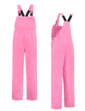 Latzhose pink rosa Karneval Fasching Verkleidung Kostüm Arbeitslatzhose Gr 44-66