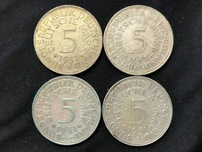 4x 5 DM 1951 D,F,G,J -