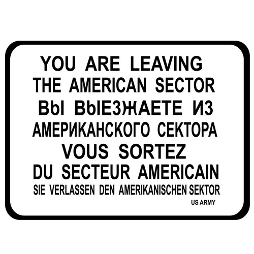 Wandtattoo american sektor - wandtattoo,