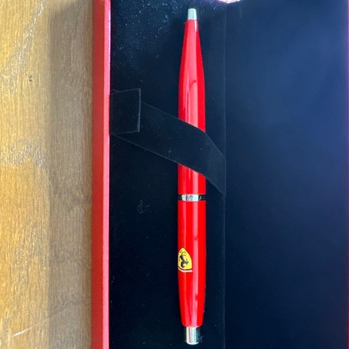 Ferrari kugelschreiber rot mit - kugelschreiber,