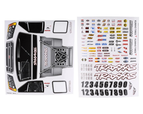 Traxxas aufkleber slash 4x4 - traxxas,