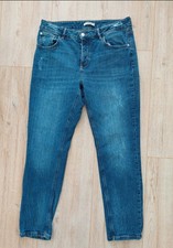 comma Jeans Boyfriend Damen Größe 40 Blau