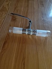 LED Badezimmer-Spiegelleuchte   Klemmleuchte Franca Chrom satiniertes Glas