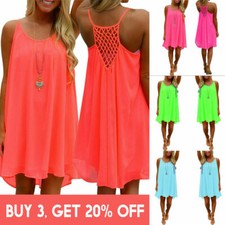 Damen Hohl Urlaubkleid