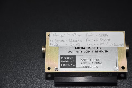 Mini circuits zhl bnc - mini‑circuits, zhl‑6a/bnc