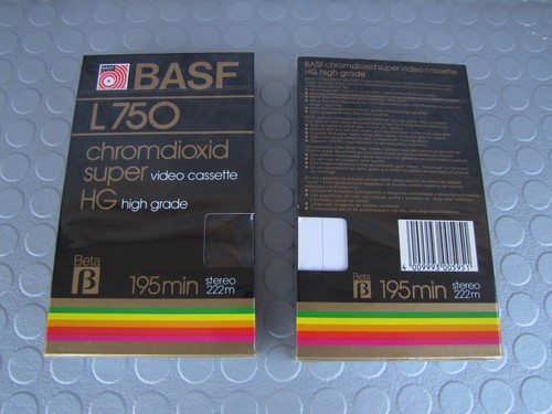 Basf betamax leer - basf, kassetten