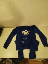 PY Mask Kostüm Kinder PJ Cat Blau Gr 128 Maske Fasching Pyjama Karneval 