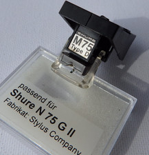 Shure M 75 Type D Tonabnehmer System -  neue NB Nadel N 75 G II - Dual TK 120