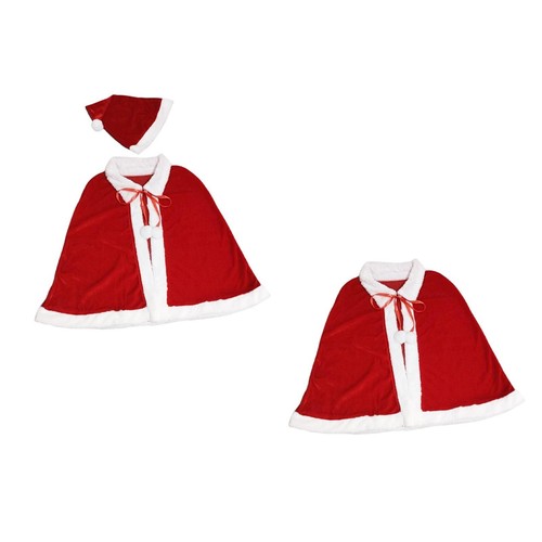 Red velvet cape dress - velvet,