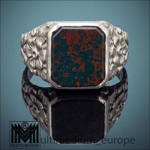 Antiker jugendstil herrenring - jugendstil,
