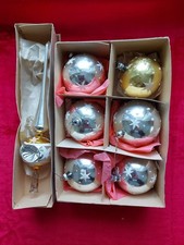 Alte Glaskugeln & Spitze Haushaltsauflösung Vintage Oma's Zeiten Sammler 